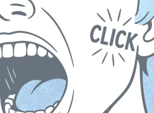 click sound in TMJ area